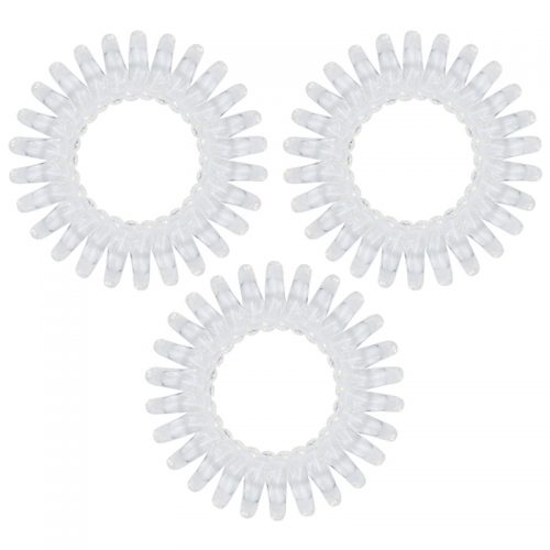 invisibobble Power Opaski do włosów 3 szt. Crystal Clear 3 szt.