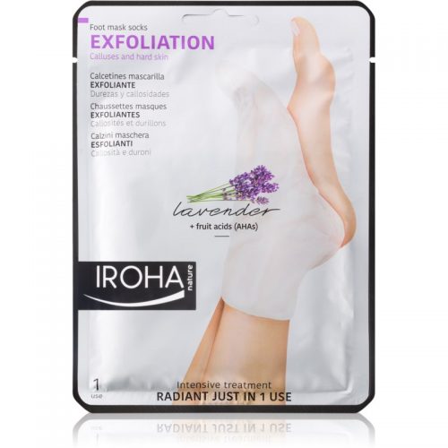 Iroha Exfoliation skarpetki złuszczające zapewniające wygładzenie i nawilżenie stóp