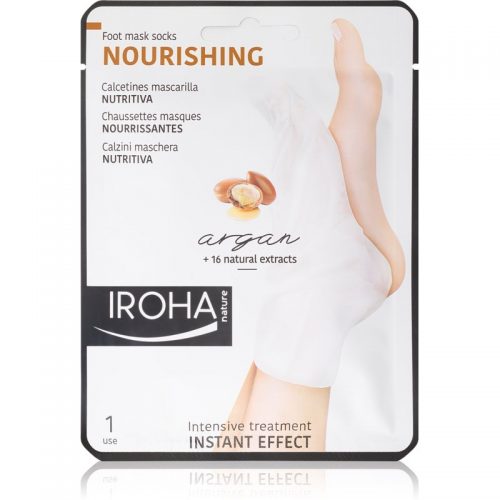 Iroha Nourishing Argan regeneracyjna maska do stóp i paznokci