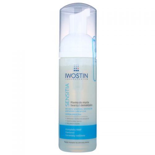 Iwostin Sensitia oczyszczająca pianka do demakijażu do skóry wrażliwej i alergicznej 165 ml