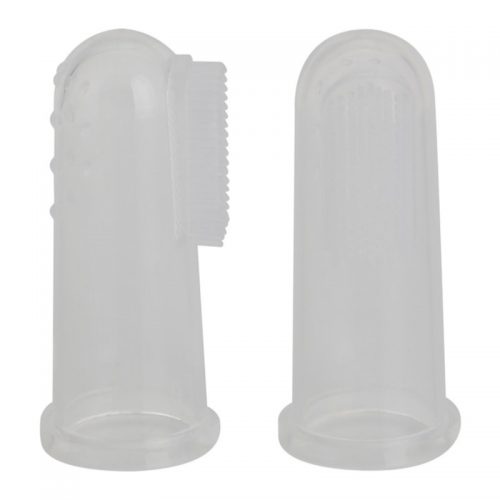 Jack N’ Jill Silicone szczoteczka do zębów dla dzieci na palec soft 6 – 18 miesięcy 2 szt.