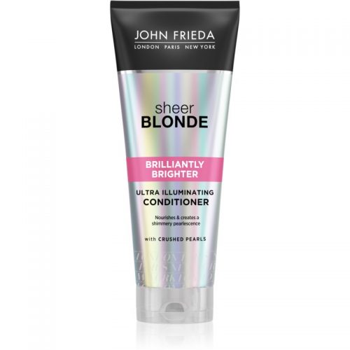 John Frieda Sheer Blonde Brilliantly Brighter odżywka wzmacniająca kolor włosów blond z perłowym blaskiem 250 ml