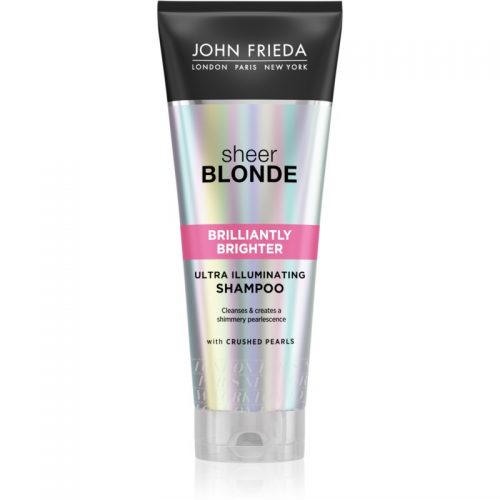 John Frieda Sheer Blonde Brilliantly Brighter szampon ochronny do włosów farbowanych na blond z perłowym blaskiem 250 ml