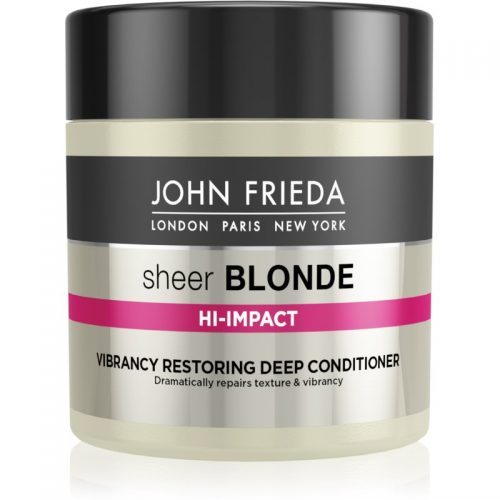 John Frieda Sheer Blonde Flawless Recovery odżywka głęboko regenerująca do włosów blond i z balejażem 150 ml