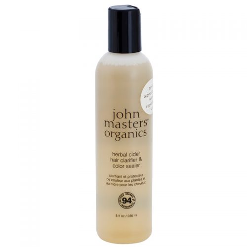 John Masters Organics Herbal Cider kuracja oczyszczająca do włosów utrwalająca kolor 236 ml
