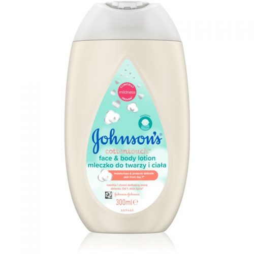Johnson’s Baby Cottontouch mleczko nawilżające do twarzy i ciała dla dzieci od urodzenia 300 ml