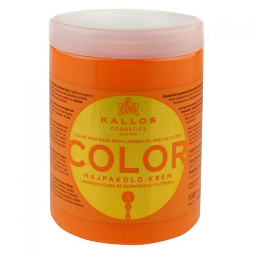 Kallos KJMN maseczka do włosów farbowanych 1000 ml