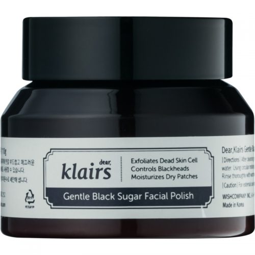 Klairs Gentle Black nawilżający peeling do twarzy 110 g