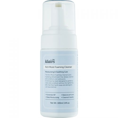 Klairs Rich Moist pianka oczyszczająca o dzłałaniu nawilżającym 100 ml