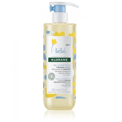 Klorane Bébé Calendula żel delikatnie myjący dla dzieci od urodzenia 500 ml