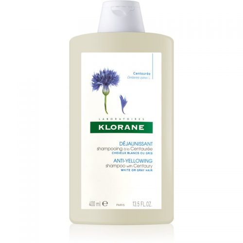 Klorane Centaurée szampon do blond i siwych włosów 400 ml