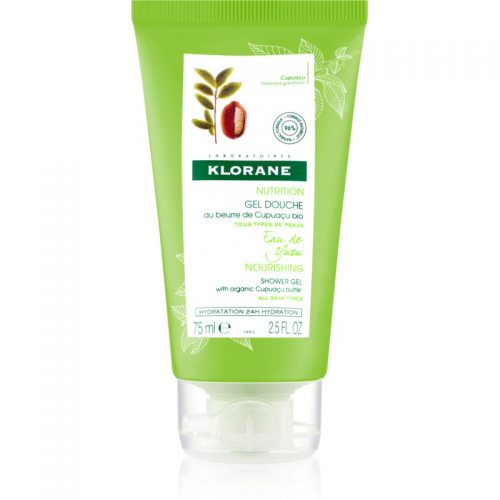 Klorane Cupuaçu Eau de Yuzu intensywnie nawilżający żel pod prysznic 75 ml