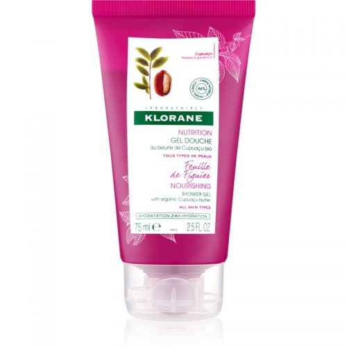 Klorane Cupuaçu Feuille de Figuier odżywczy żel pod prysznic 75 ml