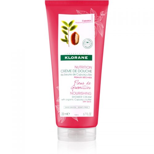 Klorane Cupuaçu Fleur de Groseillier intensywnie nawilżający krem pod prysznic 200 ml