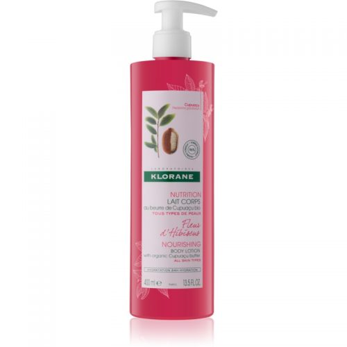 Klorane Cupuaçu Fleur d’Hibiscus odżywcze mleczko do ciała 400 ml