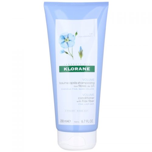 Klorane Flax Fiber odżywka do włosów cienkich i delikatnych 200 ml