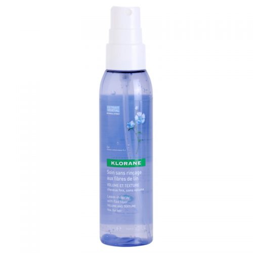 Klorane Flax Fiber spray bez spłukiwania nadający objętość i pogrubienie 125 ml