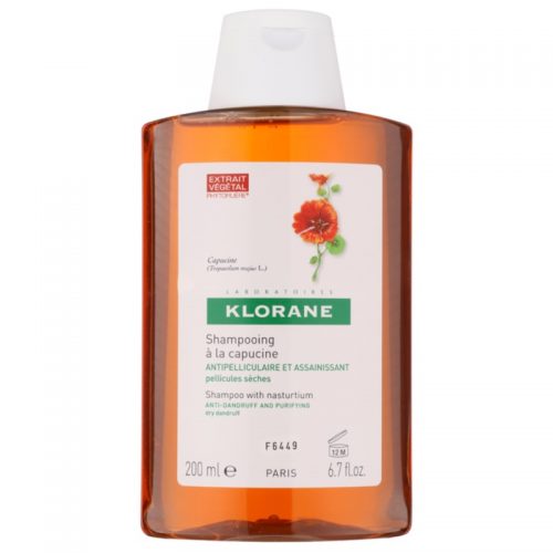 Klorane Nasturtium szampon przeciw suchemu łupieżowi 200 ml