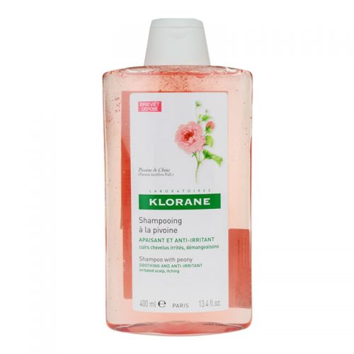 Klorane Peony kojący szampon do wrażliwej skóry głowy 400 ml