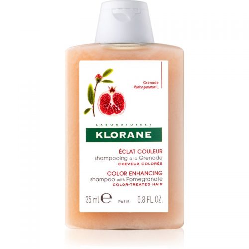 Klorane Pomegranate szampon do włosów farbowanych 25 ml