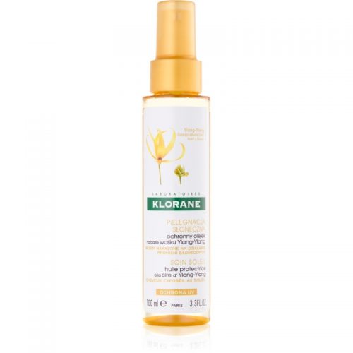 Klorane Ylang-Ylang olejek ochronny do włosów narażonych na szkodliwe działanie promieni słonecznych 100 ml