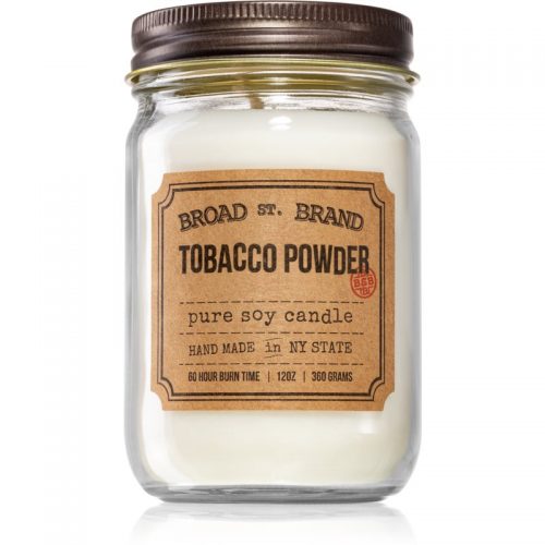 KOBO Broad St. Brand Tobacco Powder świeczka zapachowa (Apothecary) 340 g