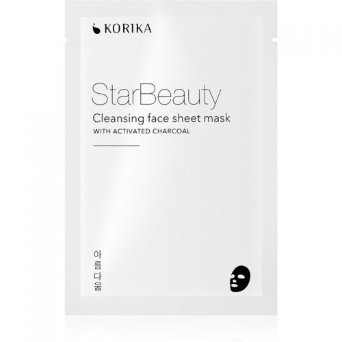KORIKA StarBeauty oczyszczają maska w płacie z węglem aktywnymc 15 g