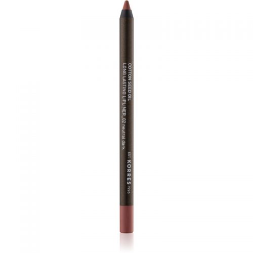 Korres Cotton Seed Oil konturówka do ust odcień 02 Neutral Dark 1,2 g