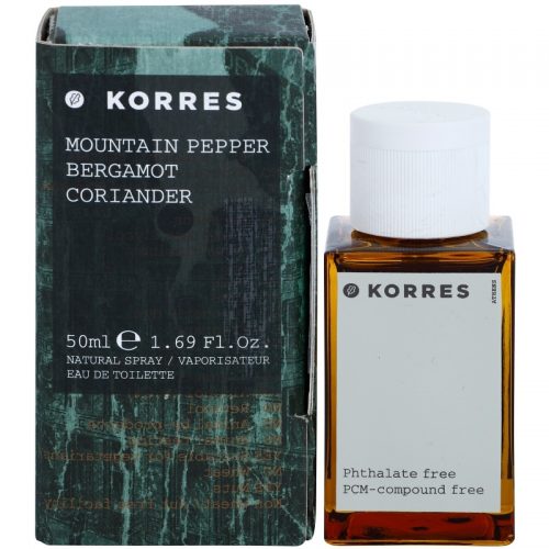 Korres Mountain Pepper, Bergamot & Coriander woda toaletowa dla mężczyzn 50 ml