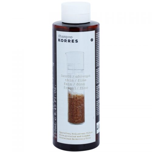 Korres Rice Proteins & Linden szampon do włosów delikatnych 250 ml