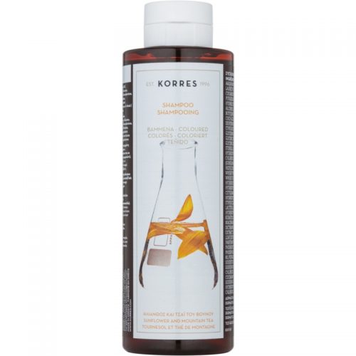 Korres Sunflower and Mountain Tea szampon do włosów farbowanych 250 ml