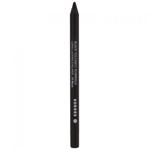 Korres Volcanic Minerals trwała kredka do oczu odcień 01 Black 1,2 g