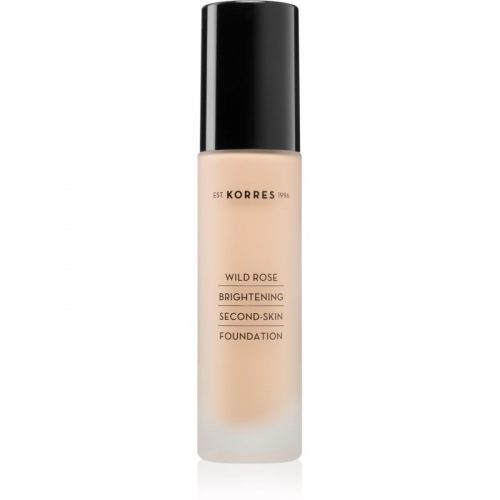 Korres Wild Rose podkład rozświetlający dający naturalny efekt SPF 15 odcień WRF2 30 ml