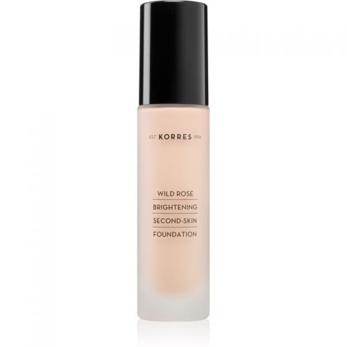 Korres Wild Rose podkład rozświetlający dający naturalny efekt SPF 15 odcień WRF1 30 ml