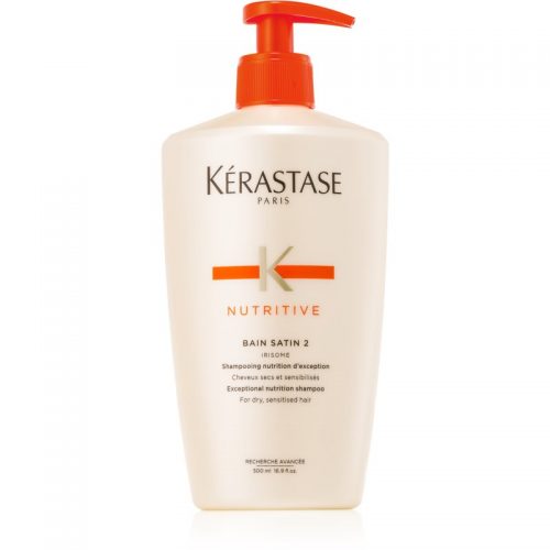 Kérastase Nutritive Bain Satin 2 odżywcza szmponowa kąpiel do włosów suchych, wrażliwych 500 ml