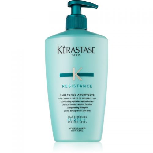 Kérastase Résistance Bain Force Architecte szampon wzmacniający dla osłabionych lekko zniszczonych włosów 500 ml