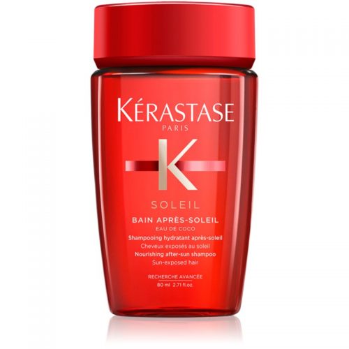 Kérastase Soleil Bain Après-Soleil szampon nawilżający do włosów osłabionych działaniem chloru, słońca i słonej wody z filtrem UV 80 ml