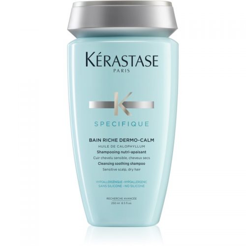 Kérastase Specifique Bain Riche Dermo-Calm szampon do wrażliwej skóry głowy i suchych włosów bez silikonu 250 ml