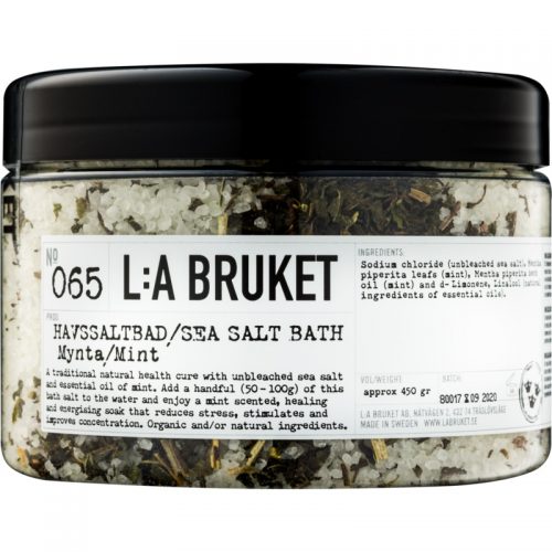 L:A Bruket Spa sól do kąpieli z miętą 450 g