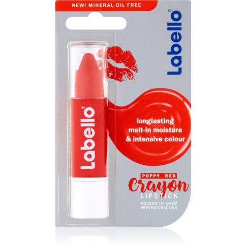 Labello Crayon tonujący balsam do ust w w pisaku odcień Poppy Red 3 g