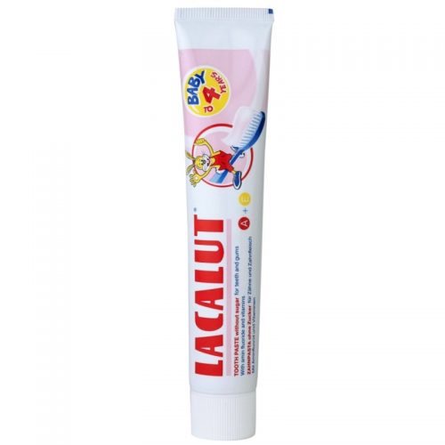 Lacalut Junior pasta do zębów dla dzieci bez cukru do 4 lat 50 ml