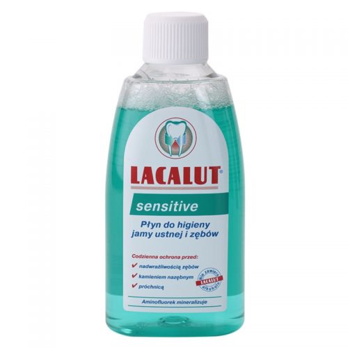 Lacalut Sensitive płyn do płukania jamy ustnej dla wrażliwych zębów 300 ml