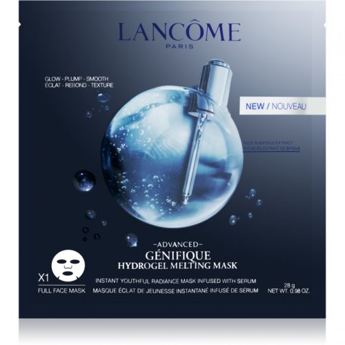 Lancôme Génifique Advanced maska odmładzająca i rozświetlająca o dzłałaniu nawilżającym Hydrogel Melting Mask 28 g