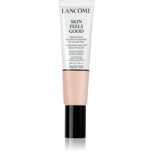 Lancôme Skin Feels Good make-up naturalny wygląd o dzłałaniu nawilżającym odcień 010C Cool Porcelaine 32 ml