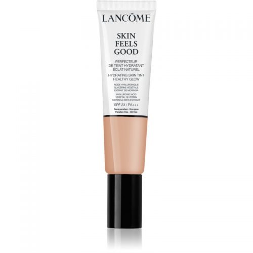 Lancôme Skin Feels Good make-up naturalny wygląd o dzłałaniu nawilżającym odcień 03N Cream Beige 32 ml