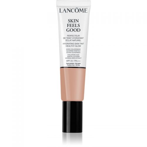 Lancôme Skin Feels Good make-up naturalny wygląd o dzłałaniu nawilżającym odcień 04C Golden Sand 32 ml