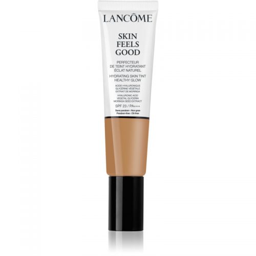 Lancôme Skin Feels Good make-up naturalny wygląd o dzłałaniu nawilżającym odcień 08N Sweet Honey 32 ml