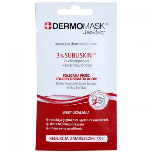 L’biotica DermoMask Anti-Aging maseczka z efektem przeciwzmarszczkowym 35+ 12 ml