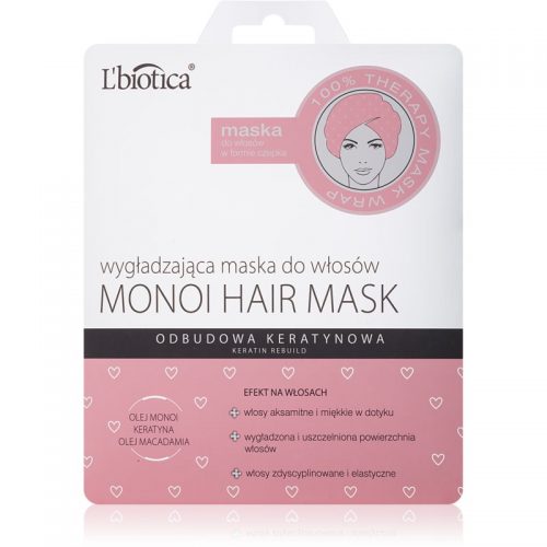L’biotica Hair Mask nawilżająca maseczka wygładzająca Monoi