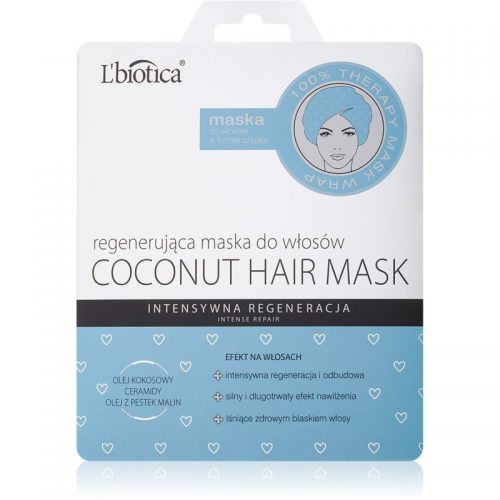 L’biotica Hair Mask regenerująca maska do włosów Coconut